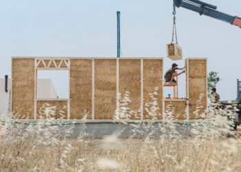 Una casa prefabricada de paja en Mallorca